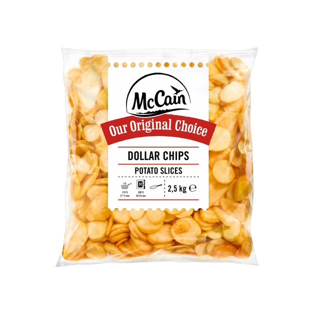 McCain Dollar Chips tiefgekühlt 2,5 kg