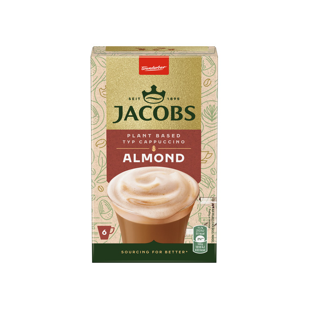 Jacobs Plant Based, Cappu. Almond 6 x 11,7 g