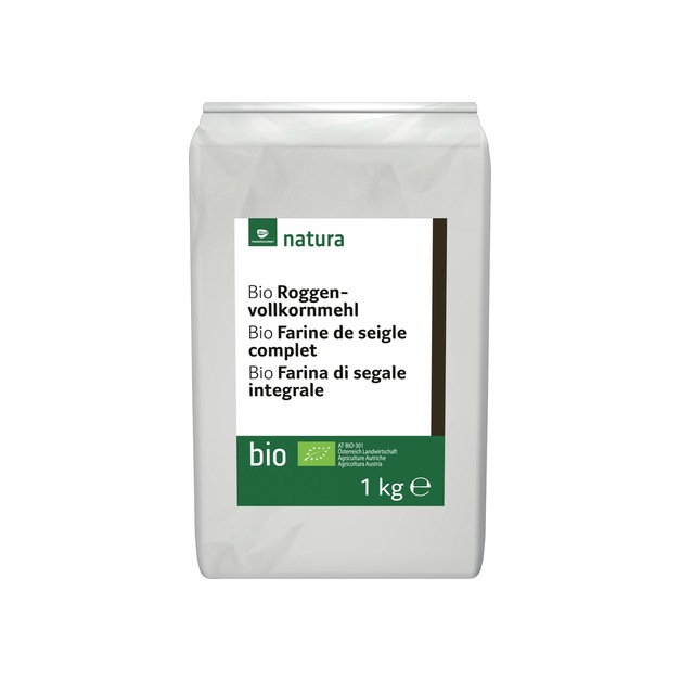 Natura Bio Roggenvollkornmehl 1 kg