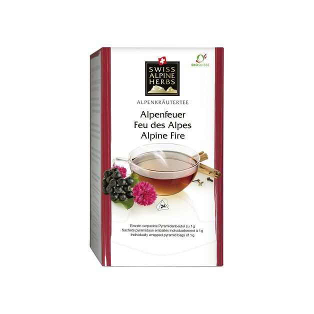 Tee Alpenfeuer Bio Hülle SAHerbs 24x1g