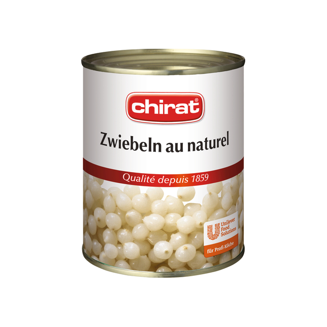 Silberzwiebeln naturel Chirat 840/500g