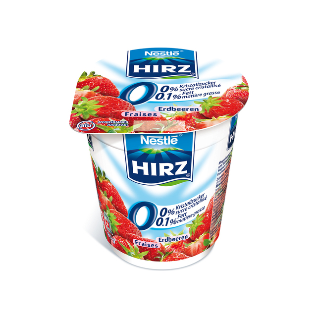 Joghurt Hirz 0% Erdbeer 2 x 180 g