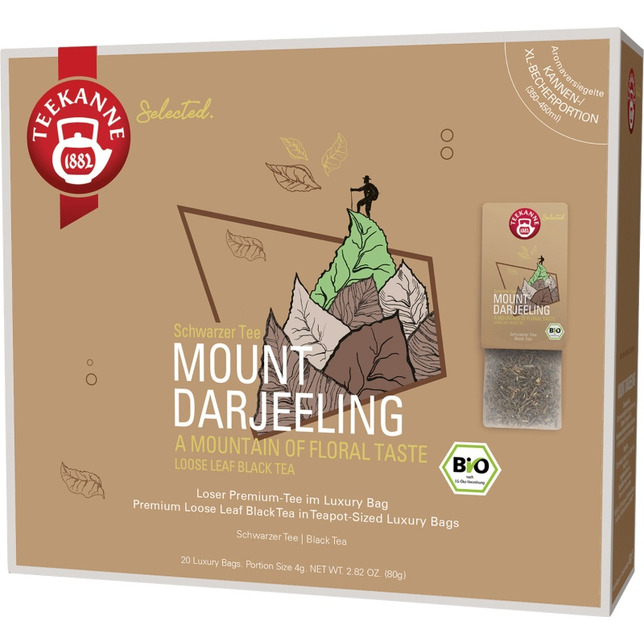 Teekanne BIO Selection Luxury Bag Mount Darjeeling 20er