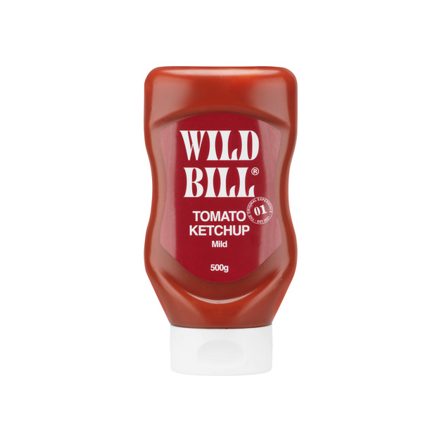 Wild Bill Ketchup, mild 500 g