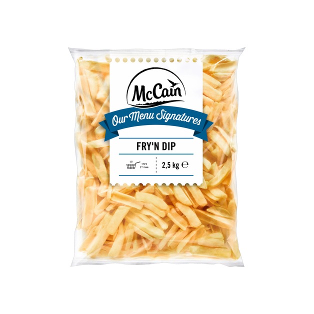 McCain Fry 'N' Dip Pommes tiefgekühlt 2,5 kg