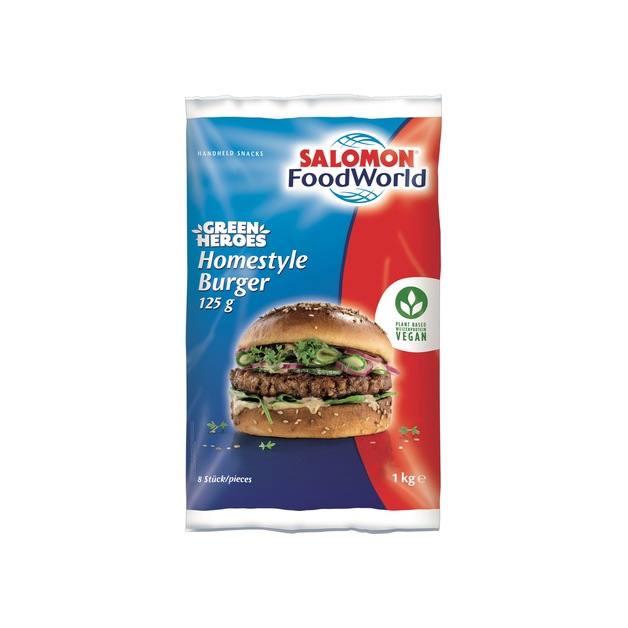 Salomon Green Heroes Homestyle Burger tiefgekühlt 8 x 125 g
