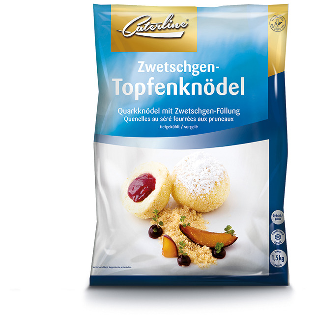 Caterline Topfenknödel Zwetschgen 1,5kg 30 Stück á 50g