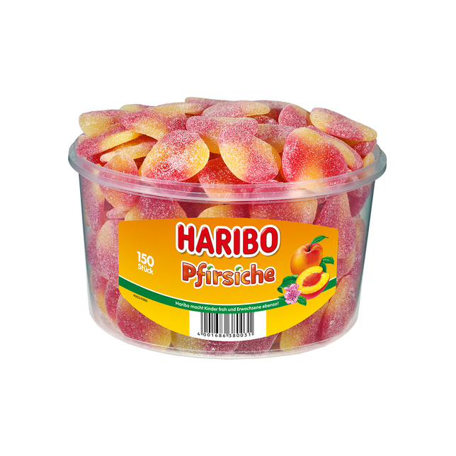 Fruchtgummi Pfirsiche Haribo 150x9g