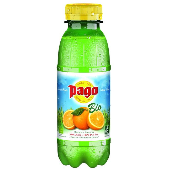 Pago BIO Orange 100% 0,33l PET