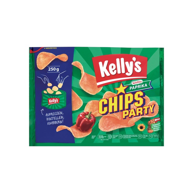 Kelly Chips Party Paprika 250g