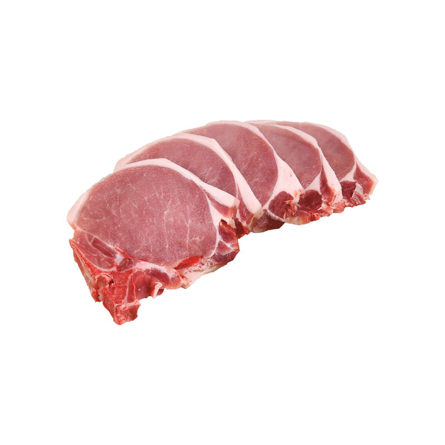 Schwein Karreekotelett 180 g mit Knochen 10 Stück