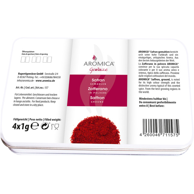 Aromica Safran gemahlen 4g