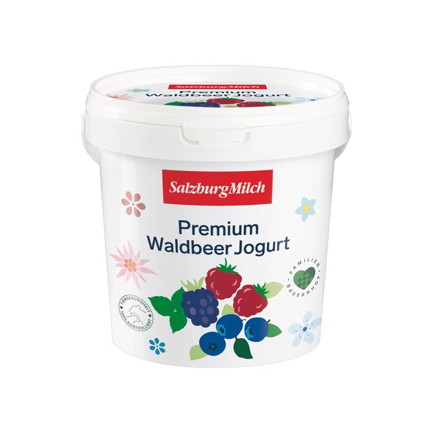 SalzburgMilch Premium Fruchtjoghurt Waldbeer 1 kg