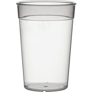 Trinkglas 0,40 lt. /-/ 0,3 lt. milchig P