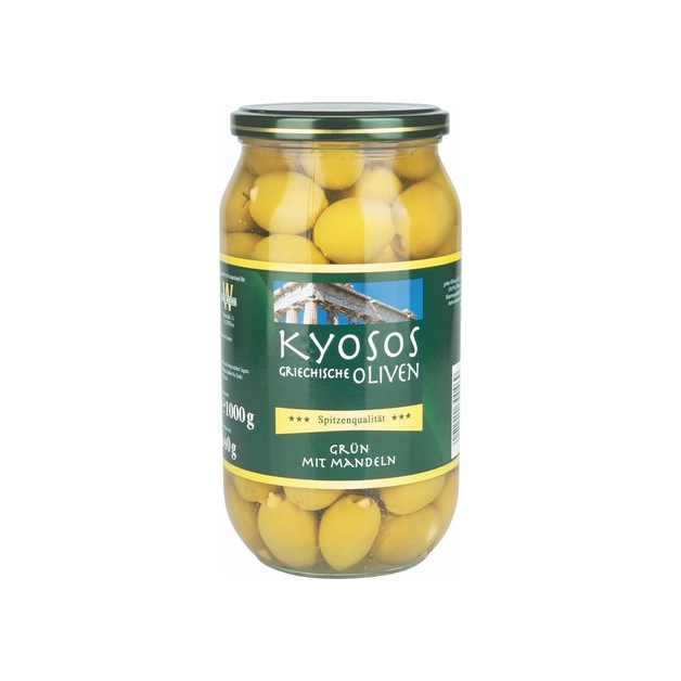 Kyosos Oliven grün mit Mandeln 111/120 1 kg