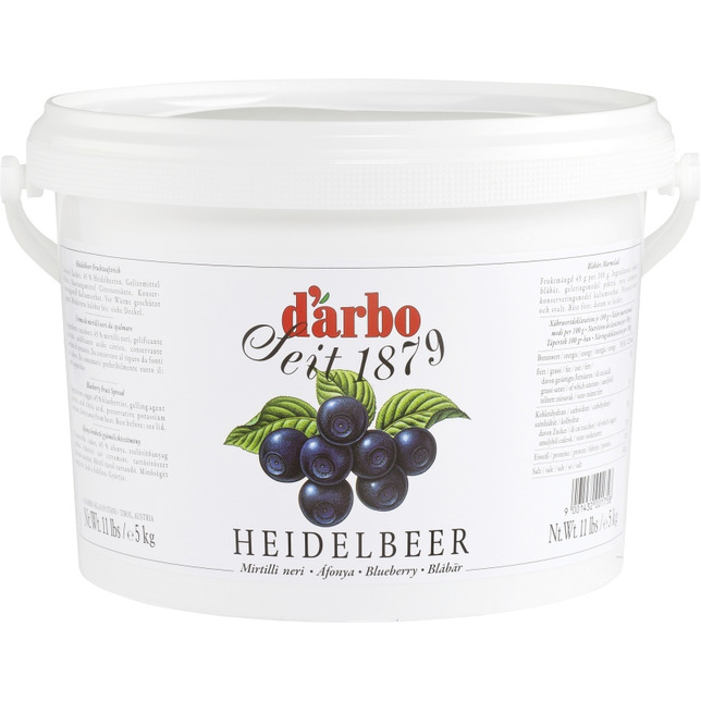 Darbo Heidelbeer-Fruchtaufstrich 5kg