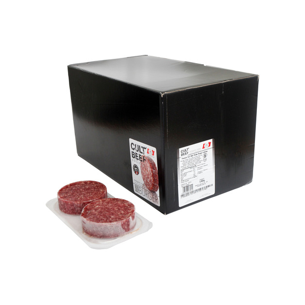 Cult Beef Burger 2 x 180 g tiefgekühlt aus Österreich 15 Pkg., 5,4 kg