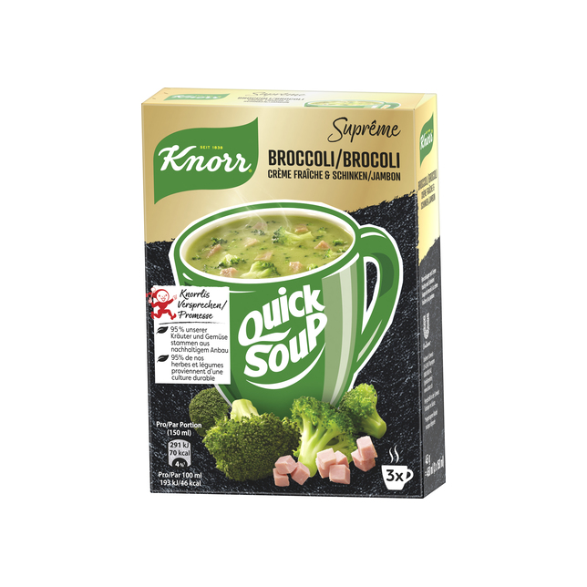 Quick Soup Supreme Broccoli Knorr 12x3Port