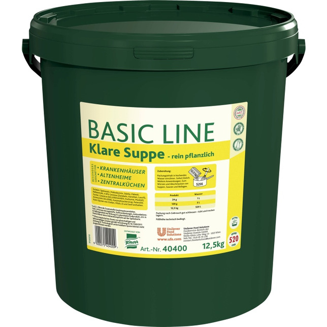 Basic Line Klare Suppe rein pflanzlich 12,5kg