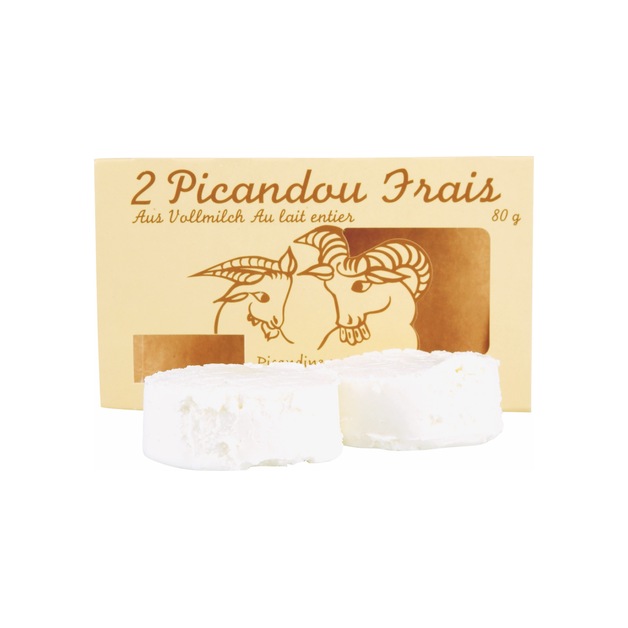 Picandou frais Französischer Frischkäse aus Ziegenmilch 2 x 40 g