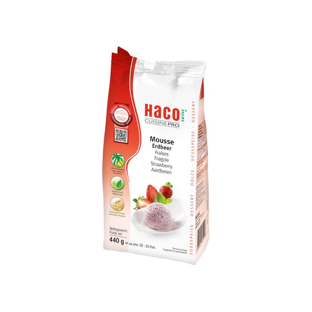 Mousse Erdbeer Haco 440g