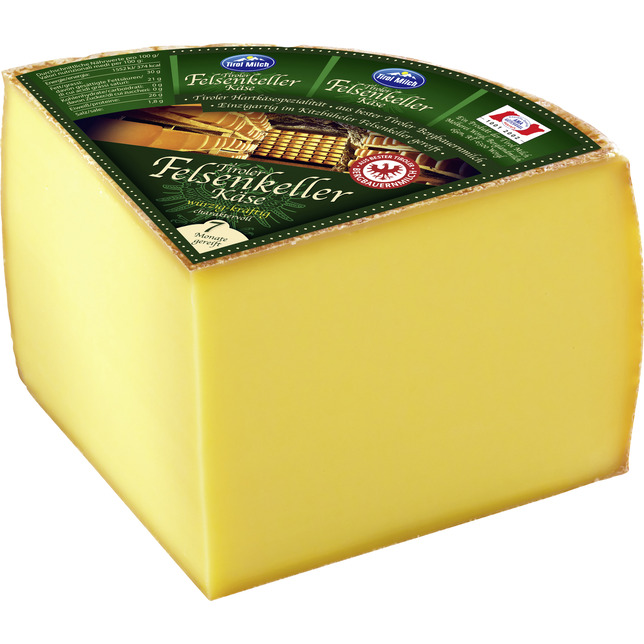 Tirol Milch Felsenkeller Käse 45% FiT. ca.2kg