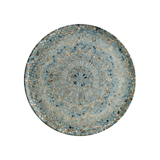 Bonna Teller Luca Mosaic DM = 320 mm, flach, Porzellan, sehr strapazierfähig