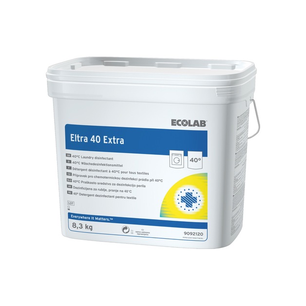 Eltra Extra Pulverförmiges Vollwaschmittel, desinfizierend ab 40 °C 8,3 kg
