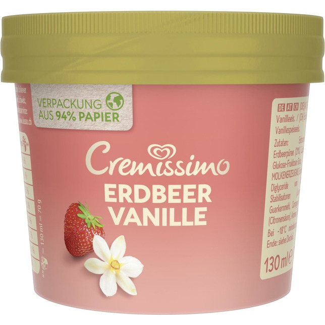 Eskimo Cremissimo Erdbeer-Vanille 24x130ml