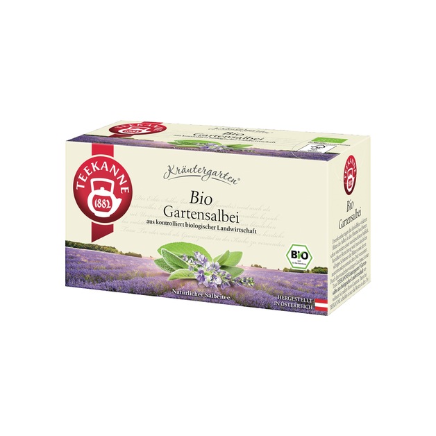 Teekanne Bio Kräutergarten Gartensalbei 20er