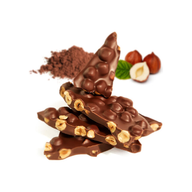 Cioccolato Fondente 52% con Nocciole (Vanini)
