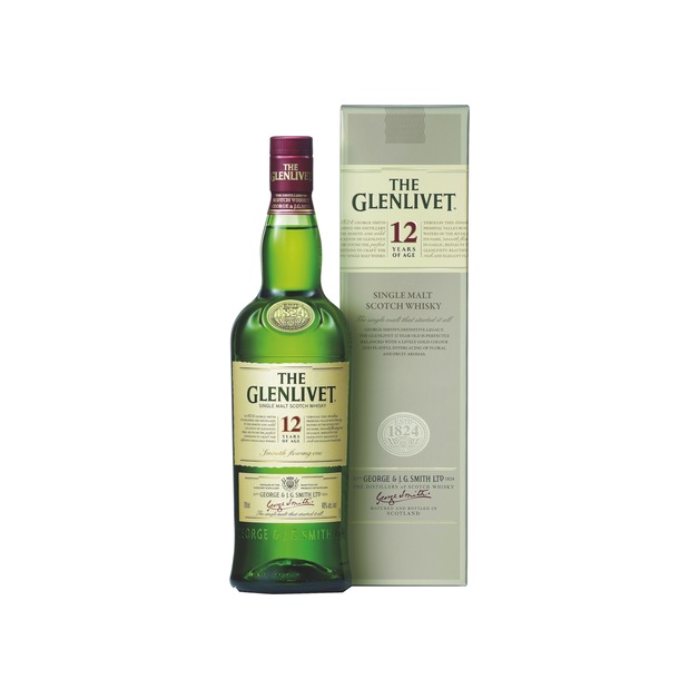 The Glenlivet 12 y single Malt Whisky Schottland / Speyside 0,7 l