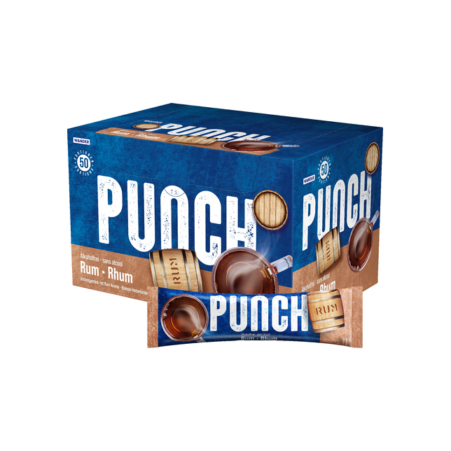 Punch Rum Pulver Sticks Wander 50x22g