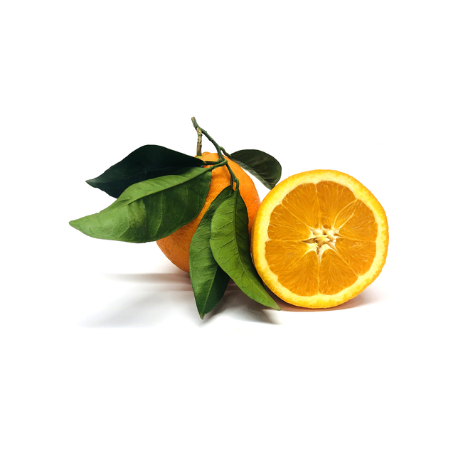 Orangen mit Blatt (Santi)