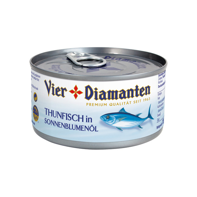 4-Diamanten Thunfisch in Öl 195 g