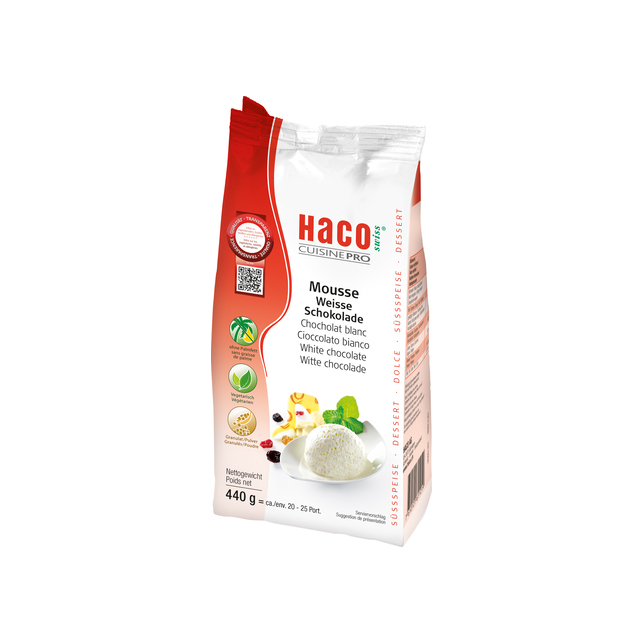 Mousse Chocolat weiss Haco 440g