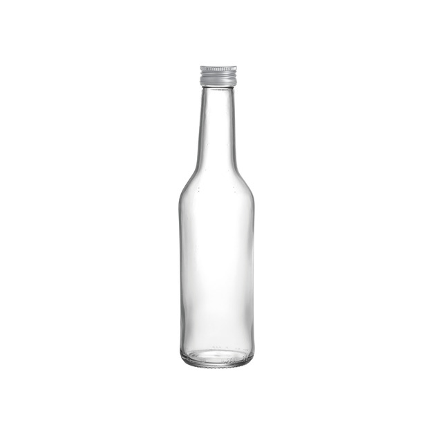 Einkochflasche H = 240 mm, Glas, gerade mit Verschluß 350ml
