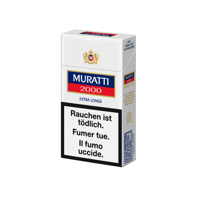 Muratti 2000 Aroma Plus extraLang 100's Box