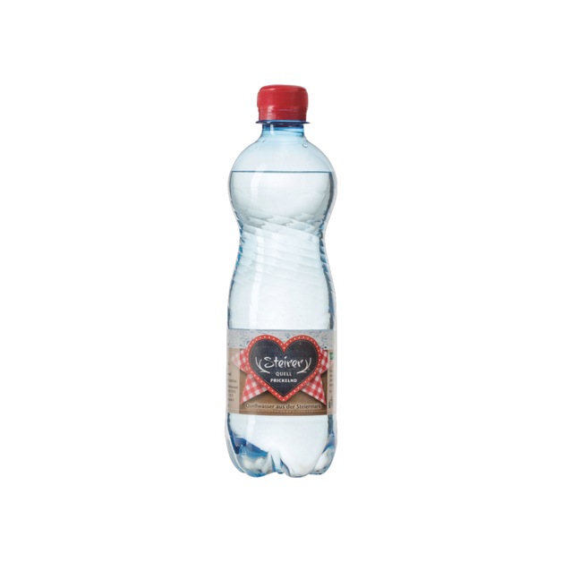 Steirerquell Mineralwasser prickelnd 0,5 l PET