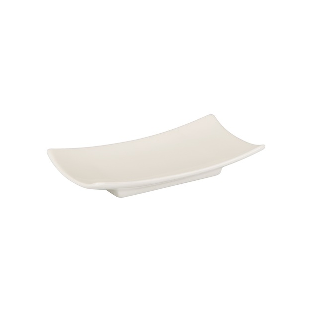 Arcoroc Schale Appetizer L = 145 mm, B = 70 mm, Porzellan, weiß, flach