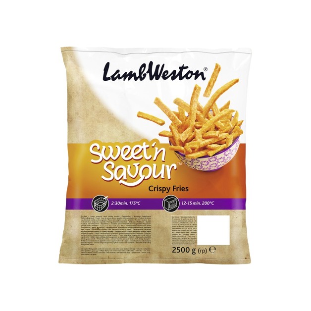 Lamb Weston Sweet Savour Crispy Fries LWF 105 2,5kg gewürzt