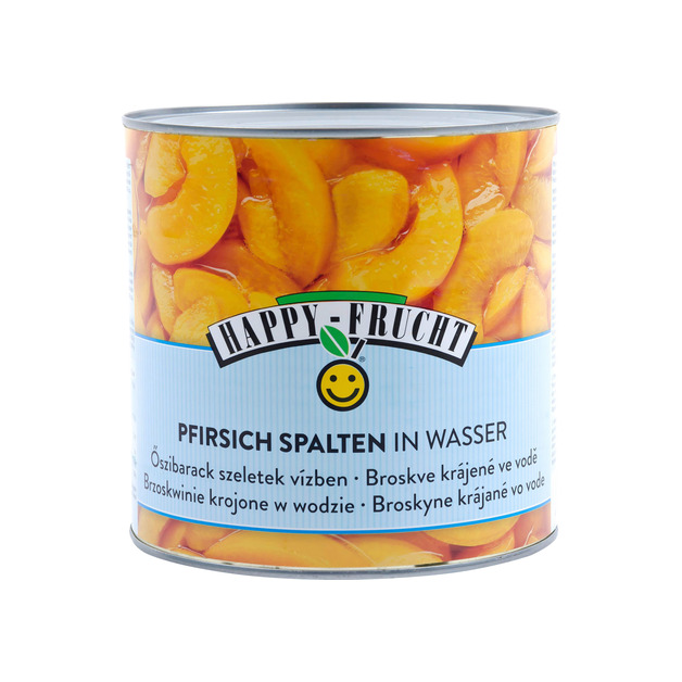 Happy Frucht Pfirsichspalten Wasser 3/1