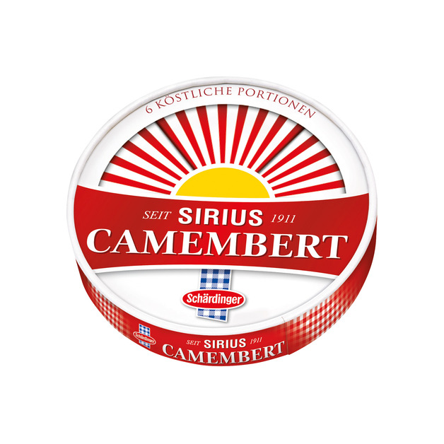 Schärdinger Sirius Camembert 45% Fett i. Tr. 6 Portionen á 50 g 300 g