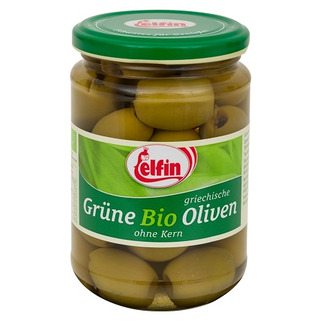 Elfin BIO Oliven grün ohne Stein 390ml
