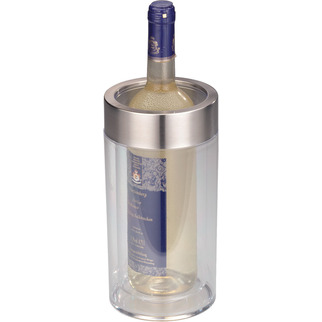 Flaschenkühler 19x12 cm Acryl mit Edelst