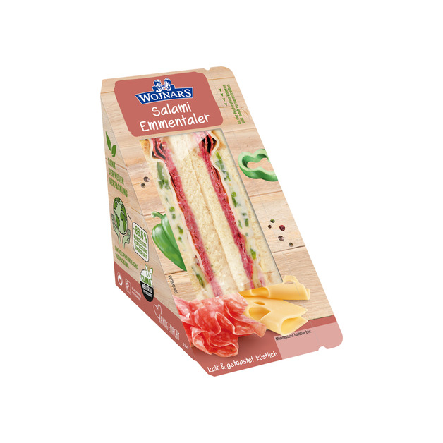 Wojnar`s Premium Sandwich Salami Emmentaler 170 g
