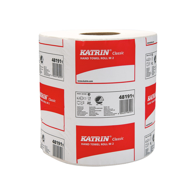 Katrin M2 Hygienepapier weiß, 2-lagig, 152 m 6 Rollen-Pkg.