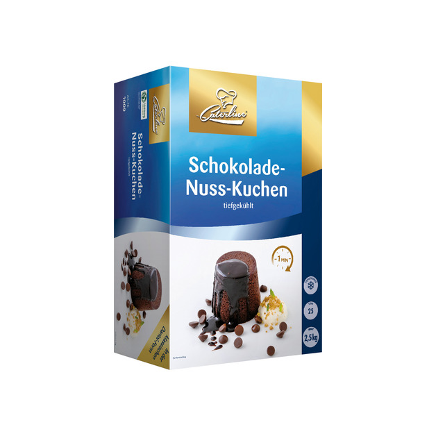 Caterline Schokolade-Nuss-Kuchen tiefgekühlt 25 x 100 g