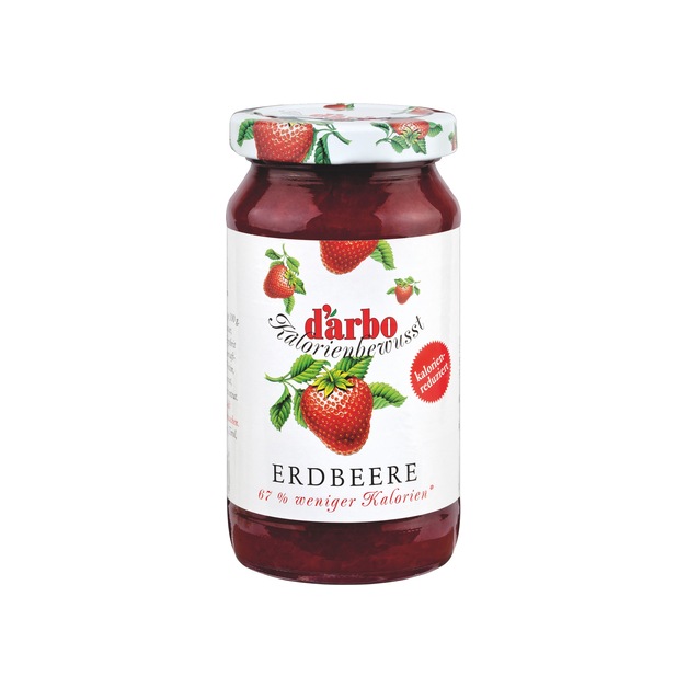 Darbo Fruchtaufstrich Erdbeer 60% Fruchtanteil 220 g