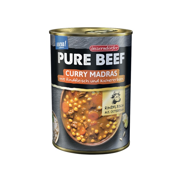 Inzersdorfer Pure Beef Ind. Curry Madras 400 g